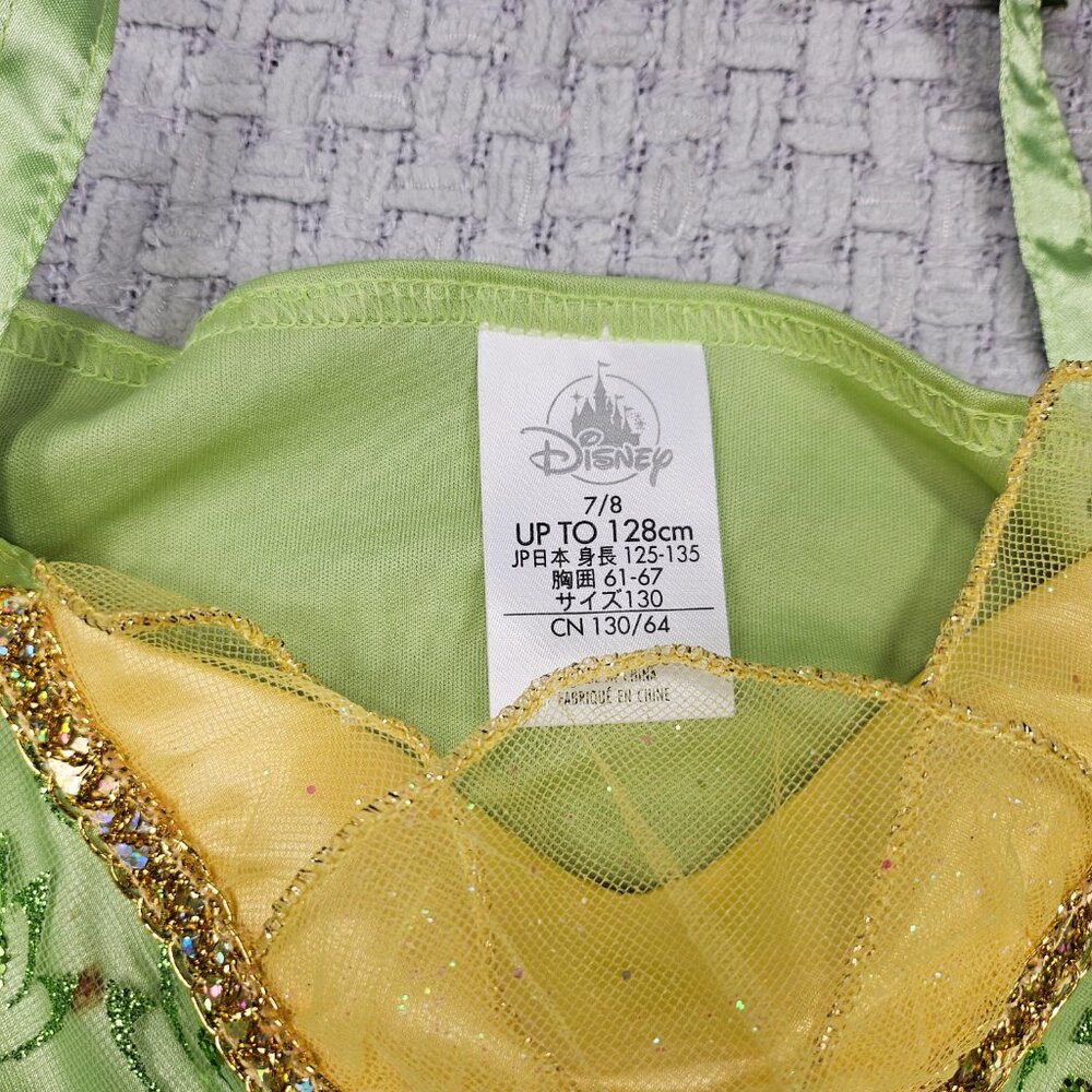 Disney Store Princess Tiana Dress Princess and the Frog Size 7/8 - Picture 3 of 4